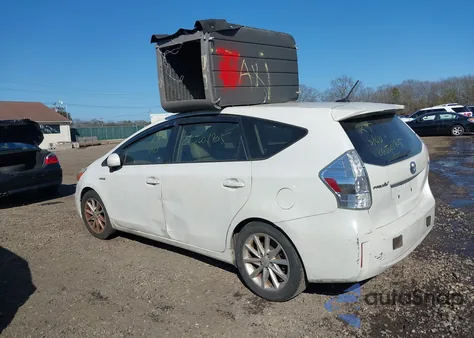 2013 Toyota Prius V Five from USA, damaged, VIN JTDZN3EU3D3270446